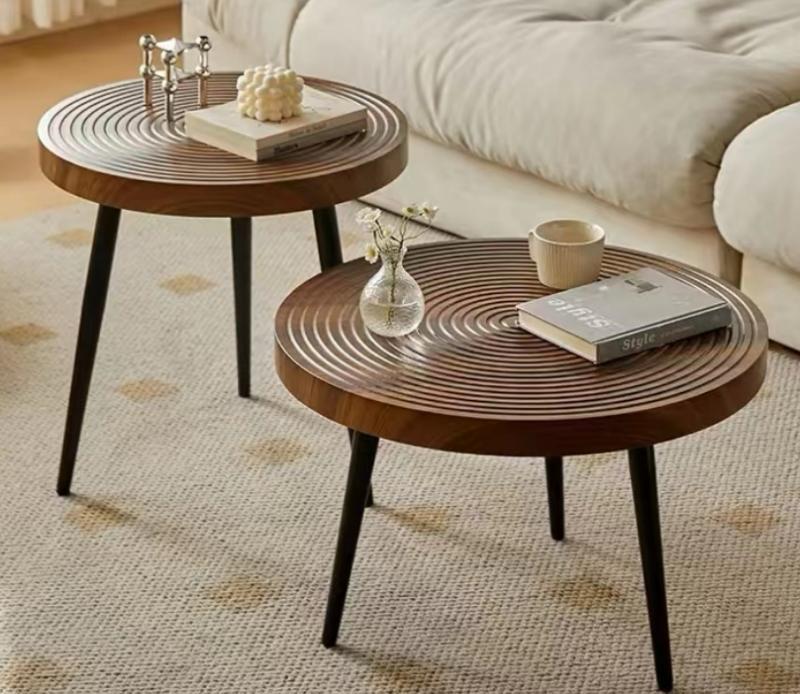 2 in 1 Round Spiral Center Table