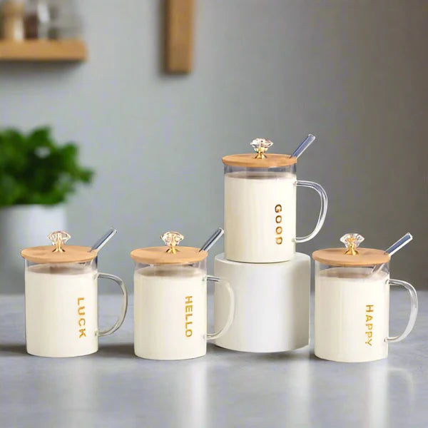 Ceramic Mug with Wooden Lid: AP5045