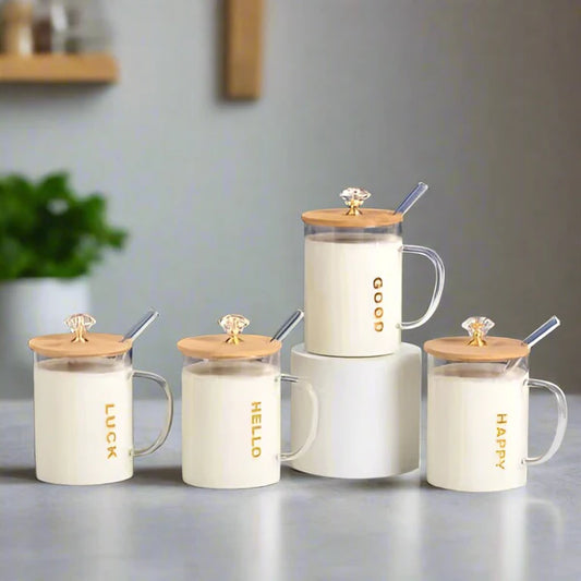 Ceramic Mug with Wooden Lid: AP5045