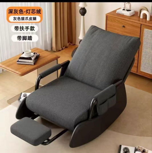 Green, Black and White Rocking Chair